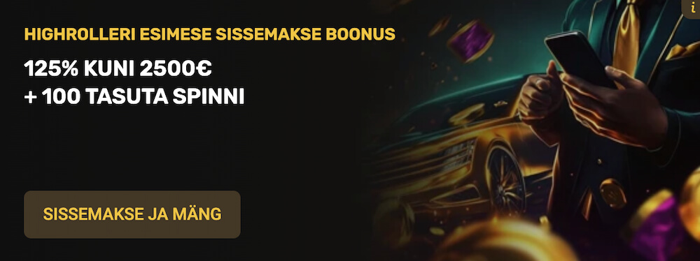 24Casino Highrolleri boonus
