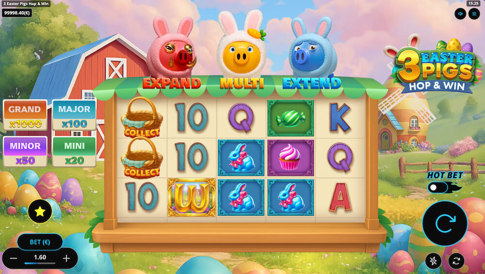 3 Easter Pigs Hop and Win