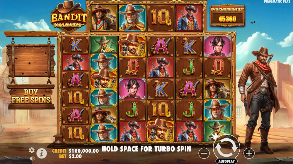 Bandit Megaways Pragmatic Play Uus Slott
