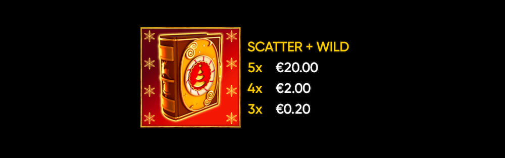 Book of Santa Ülevaade Scatter ja Wild