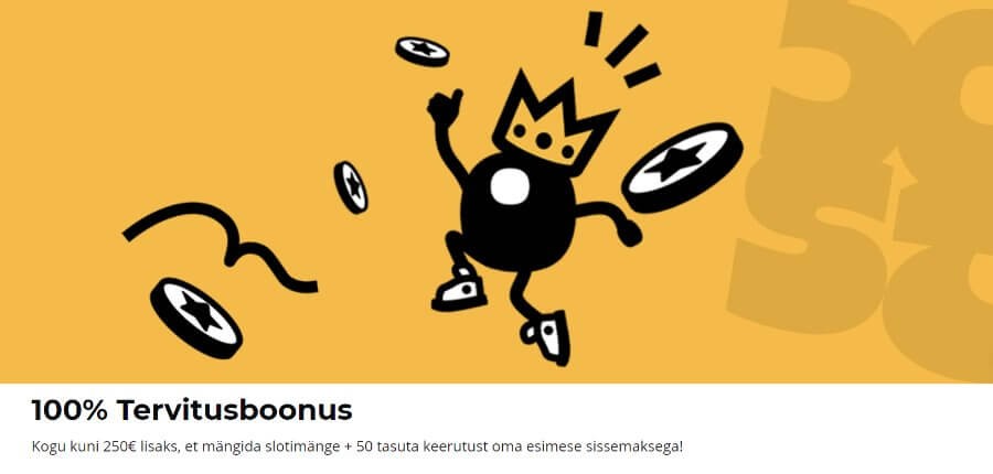 Boost Casino kontovaba kasiino tervitus boonus.