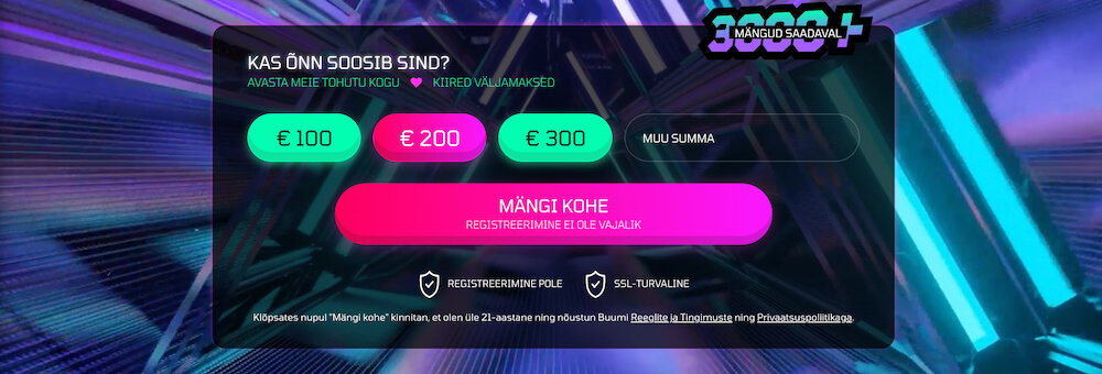 Buumi Ülevaade Sissemakse