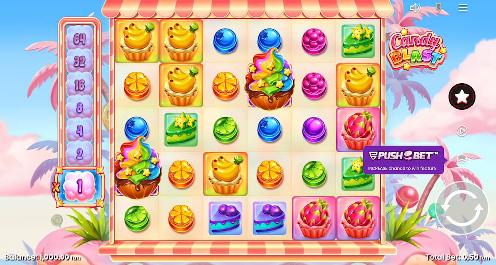 Candy Blast Push Gaming Uus Slott