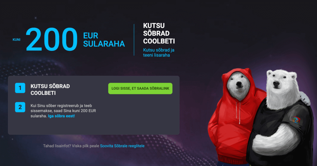 Coolbet Ülevaade Kutsu Sõber