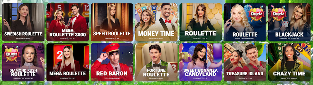 Duelz Ülevaade Live Kasiino
