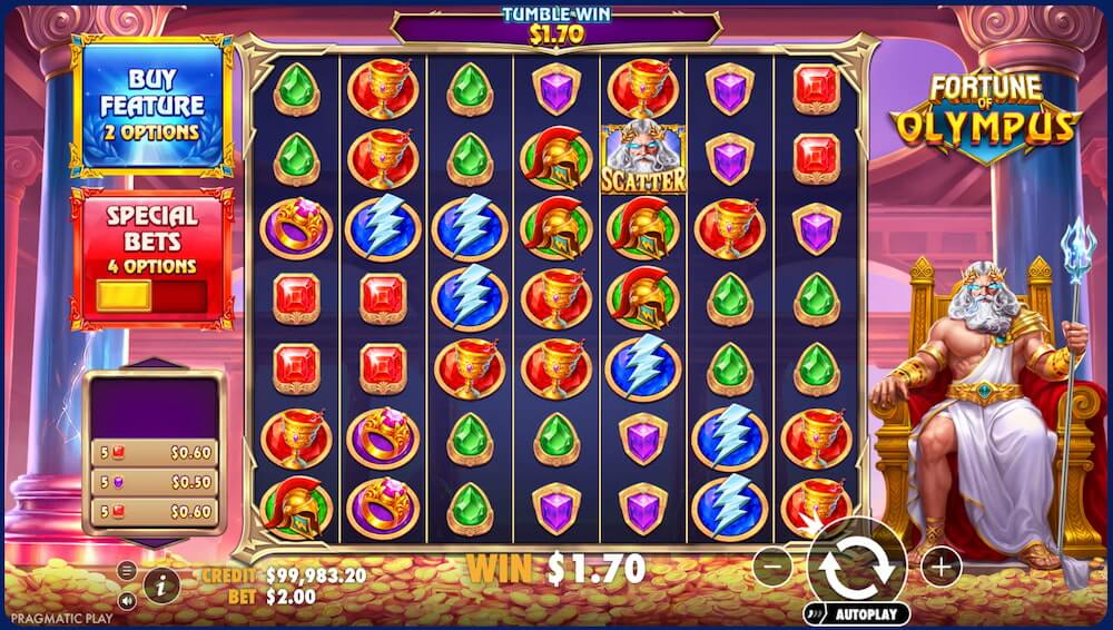 Fortune of Olympus Ülevaade Graafika