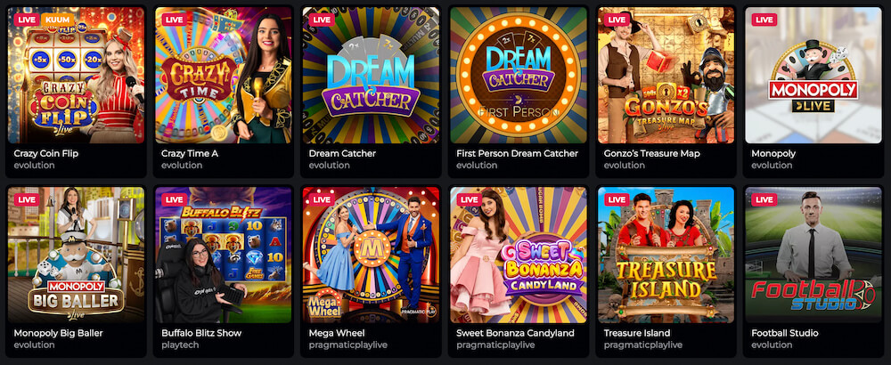 Golden Star Ülevaade Live Mängud