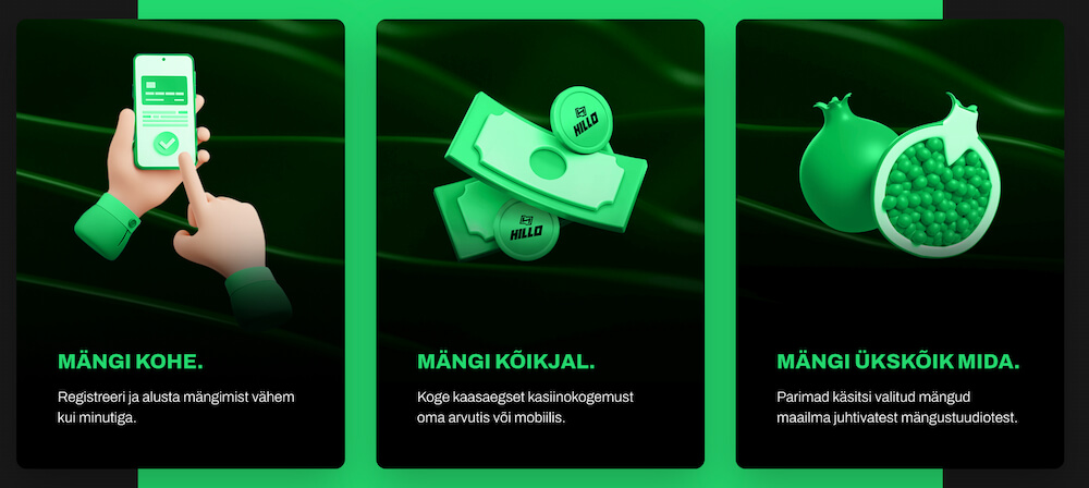 HIllo Ülevaade Kasutajakogemus