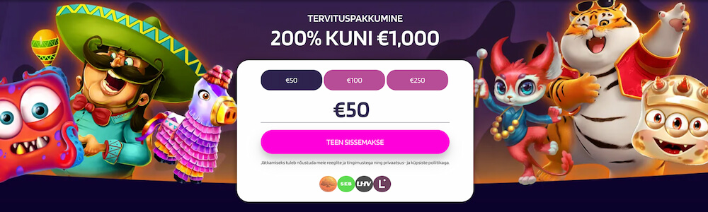 HappySlots Ülevaade Sissemakse