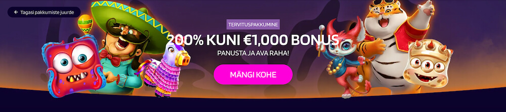 HappySlots Ülevaade Tervitusboonus