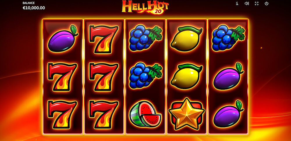 Hell Hot 20 Ülevaade Mängulaud