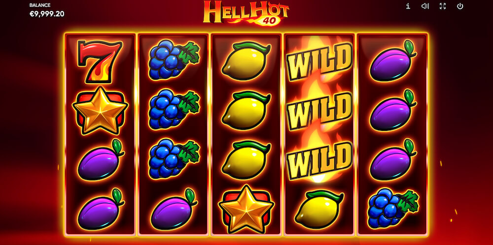 Hell Hot 40 Ülevaade Mängulaud