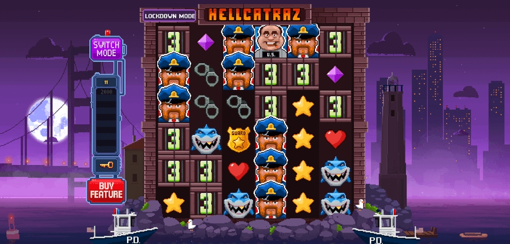 Hellcatraz ülevaade mänguekraan