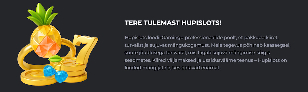 Hupi Slots Ülevaade