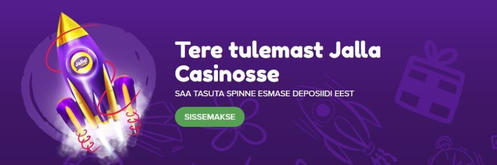 Jalla Casino pakub kõikidele uutele mängijatele võimalust saada tasuta spinne.