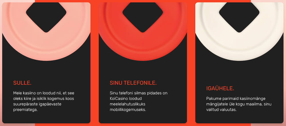 KoiCasino Ülevaade Kasutajakogemus