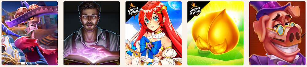 KoiCasino Ülevaade Mängud