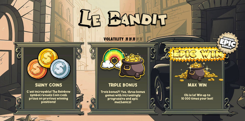 Le Bandit Mängu Testimine Funktsioonid