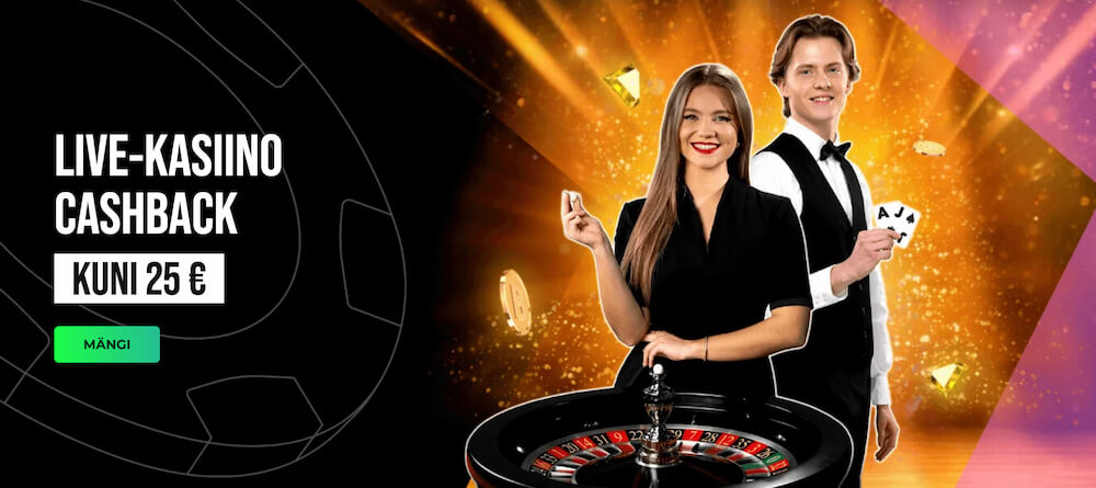 Live Kasiino Cashback Olybet