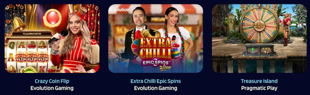 LyraCasino ülevaade Saated