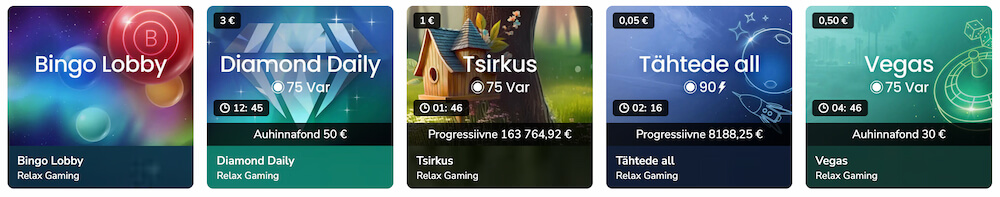 Maria Casino ülevaade Bingo