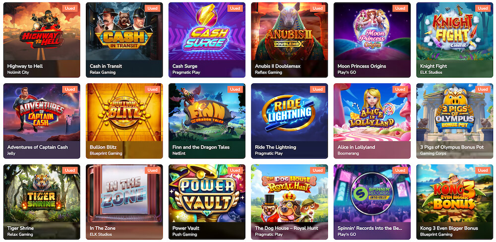 Maria Casino ülevaade slotid