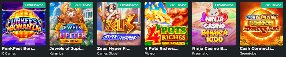Nina Casino Arvustus Eksklusiivsed Mängud