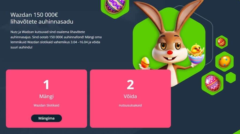 Lihavõtted Chanz kasiinos