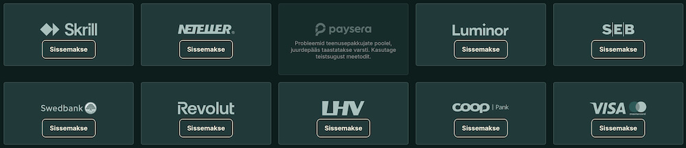 Optibet Kasiino Ülevaade Alustamine Sissemaksega