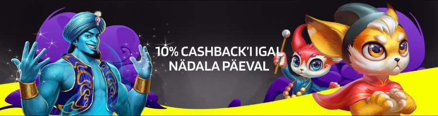 Prontobet kasiino ülevaade cashback tagasimakse boonus