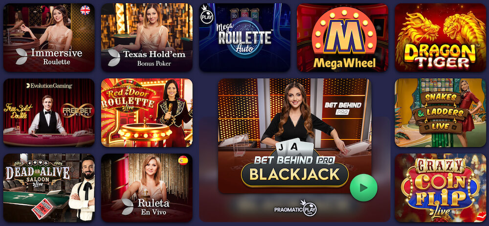 ReSpin Ülevaade Live Kasiino