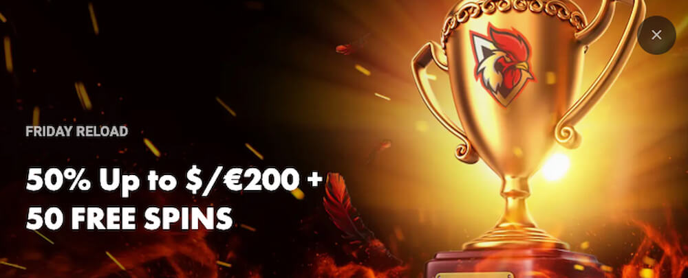 Rooster Bet Ülevaade Reedene