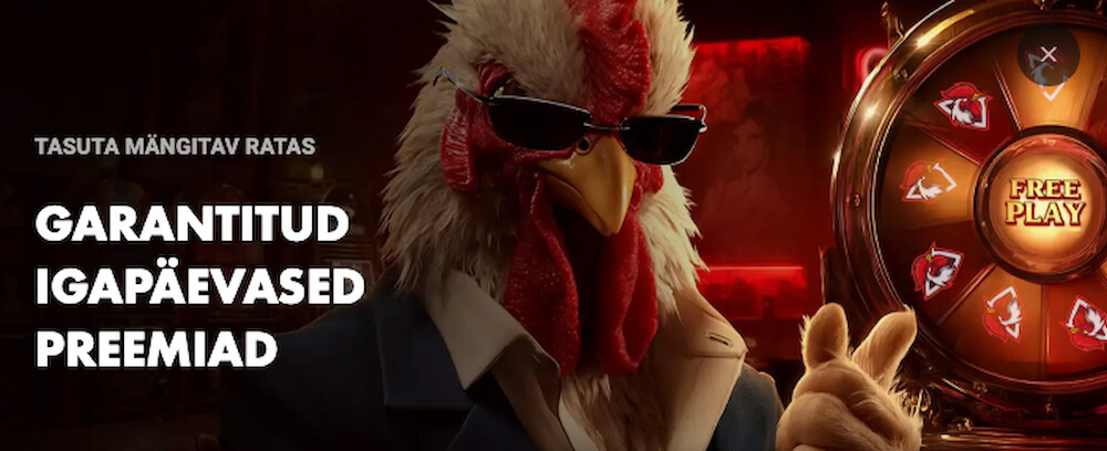 Rooster Bet Ülevaade Tasuta Ratas