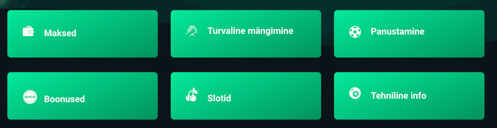 Speedybet kasiino ülevaade (klienditugi)