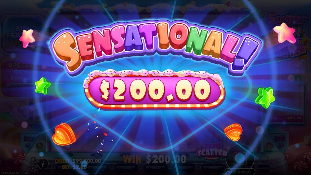 Sugar Rush Super Scatter Ülevaade Võit