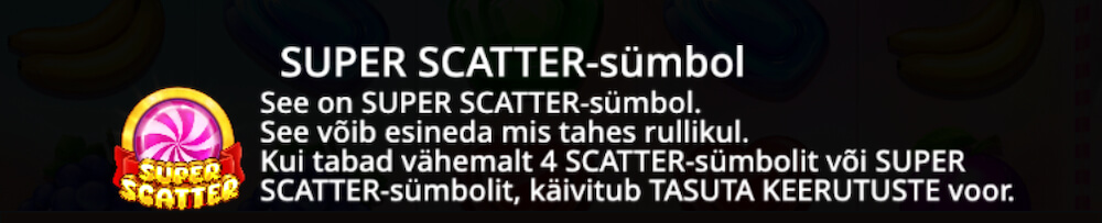 Sweet Bonanza Super Scatter Ülevaade Super Sümbol