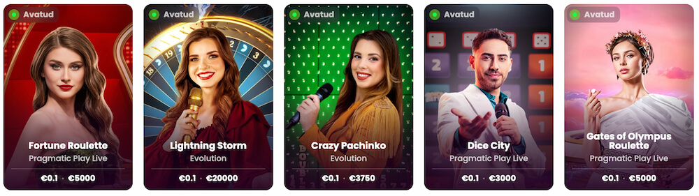 Wisho Ülevaade Live Kasiino
