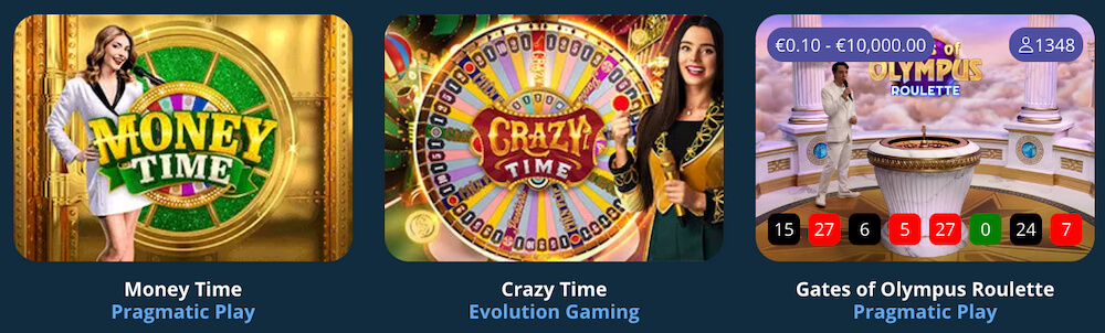 YaaCasino Ülevaade Showd