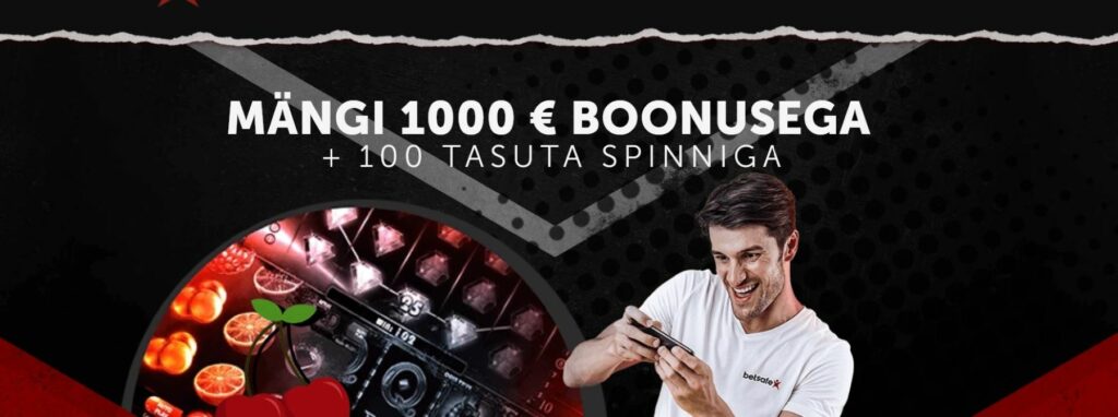 Betsafe kasiino uus tervitusboonus Betsafe tervitusboonus