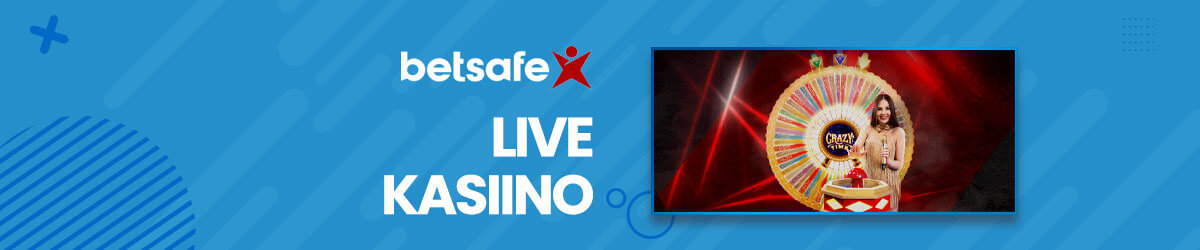 Betsafe live kasiino lauad