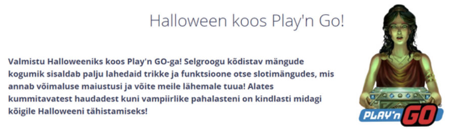 Chanz Halloweeni boonused Eesti kasiinodes 2023 promo