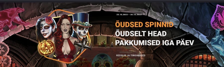 Coolbet Halloweeni boonused Eesti kasiinodes 2023 promo
