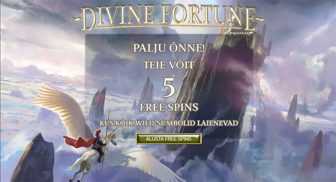 Divine Fortune alusta tasuta keerutusi