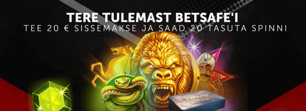 Betsafe Tervitusboonus Betsafe liitumisboonus