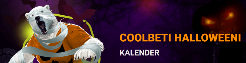 Coolbeti Halloweeni kalender Halloween Coolbet kasiinos
