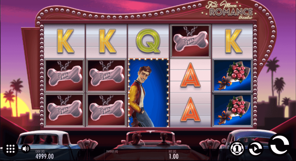 Full Moon Romance slot Full Moon Romance kuvatõmmis