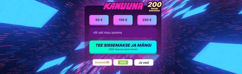 Kanuuna Kontovaba kasiino Kanuuna