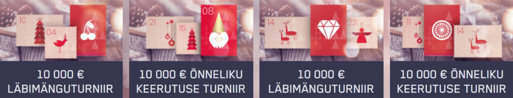 Maria Casino jõulud Maria slotiturniirid