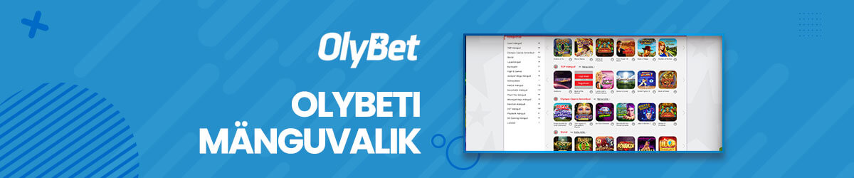 Mängud Olybetis Olybeti mänguvalik