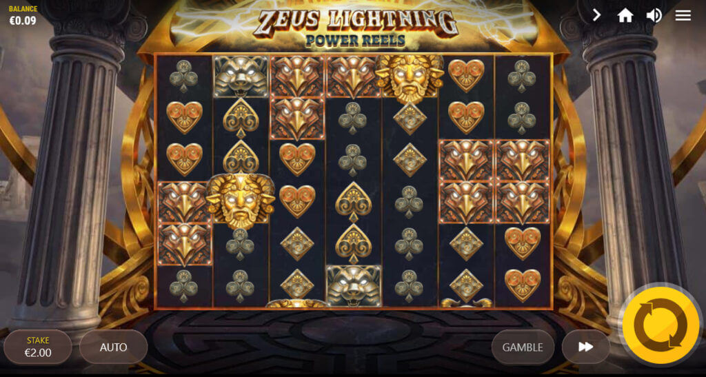 Zeus Lightning Power Reels slot